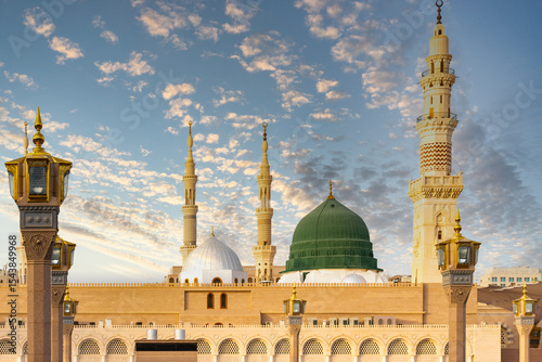 Prophets Mosque in Medina, in Saudi Arabia