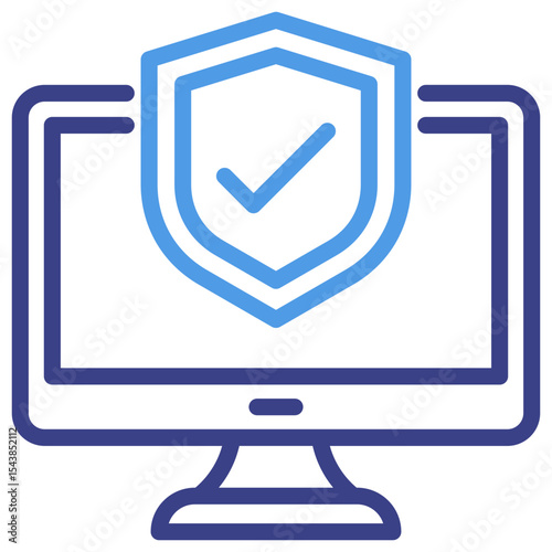 Computer Security Icon