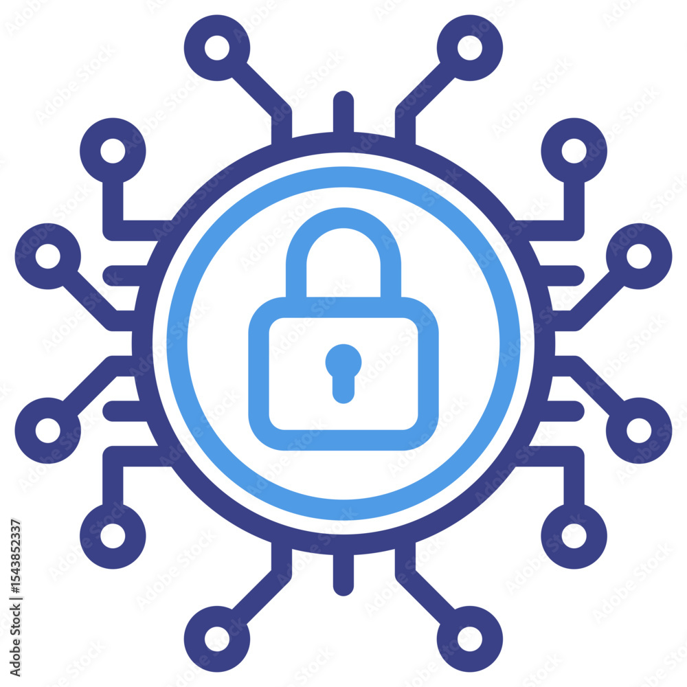Cyber Security Icon Cyber Security Icon