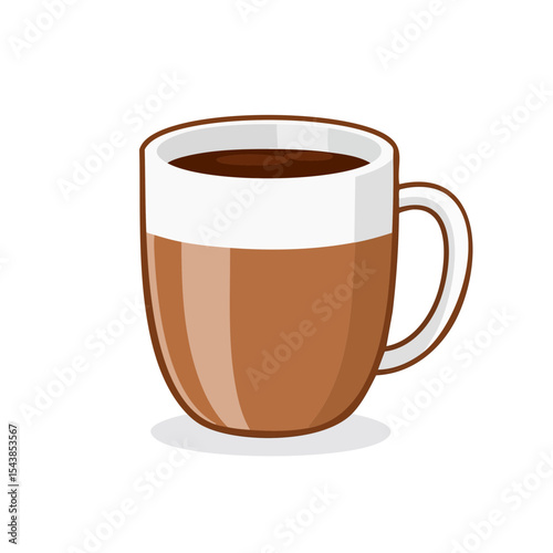 Steaming Coffee Cup Illustration Caffeine Beverage Break Time Comfort Food Drink  Aroma Cappuccino Espresso Mug for Enjoyment Hot Chocolate