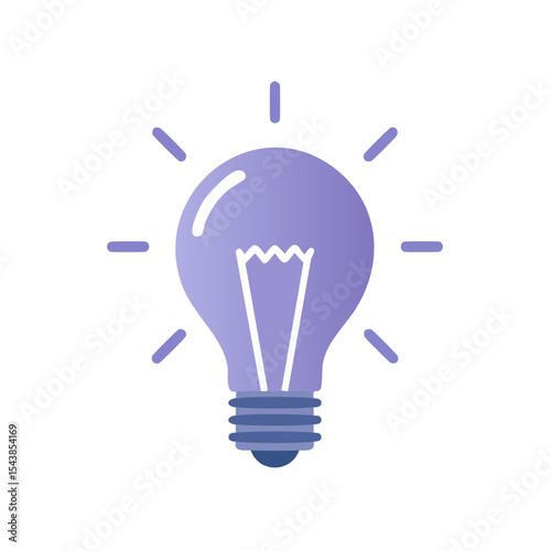 Light Bulb Icon Illuminating Design on Black Background Showcasing Innovation Creative Idea