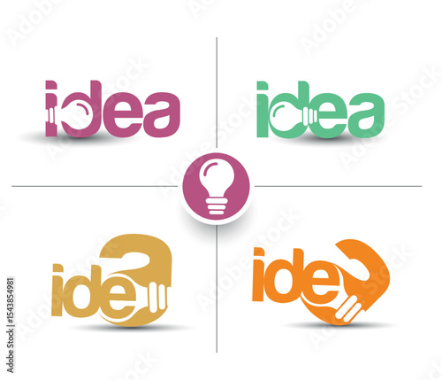 Idea Logo Branding Identity Corporate vector Logo Design