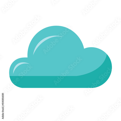 Aqua Cloud Graphic Design Illustration Weather Icon Digital Render Shape Sky Symbol Dream Elements