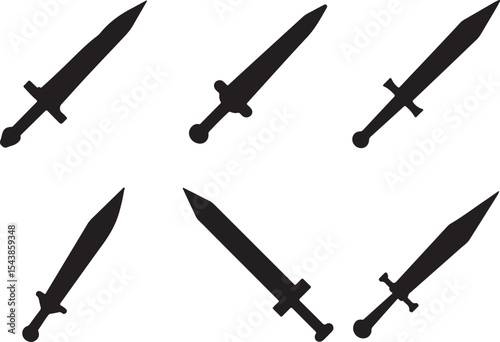 vector illustration of a knife