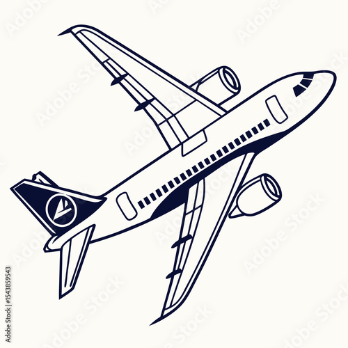 vector airplane icon