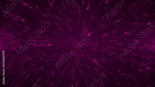 Abstract purple background with moving lights and glowing energy visuals