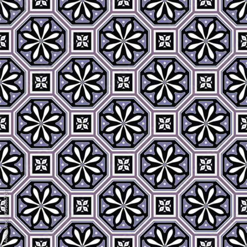 Batik pattern. Texture for traditional clothes Malaysia and Indonesian style. Seamless Javanese wallpaper. Motifs background. Vintage tile. Abstract floral endless. Damask. vector illustration