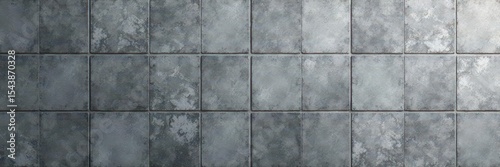 Wallpaper Mural Subtle textured gray square tiles form a seamless wallpaper pattern , grey, background, contemporary Torontodigital.ca