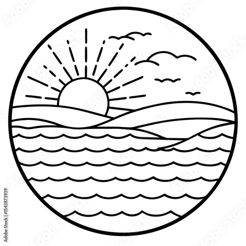 Radiant Ocean Geometry