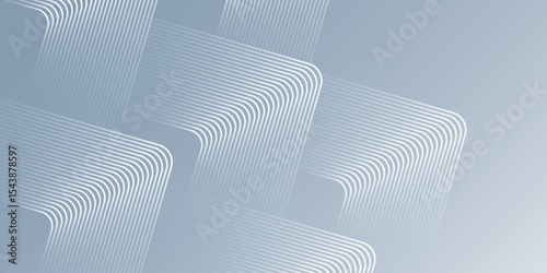 Modern abstract blue background with glowing geometric lines. Blue pastel gradient rounded triangle shape design. Suit for business, brochure, corporate, poster