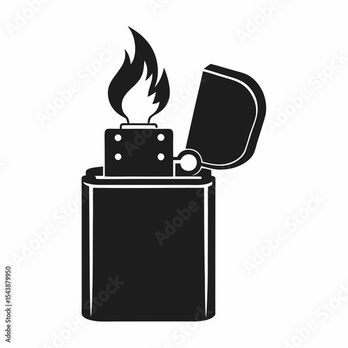 gas lighter vector illustration
