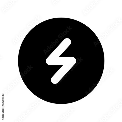 Charging Icon fill Vector icon