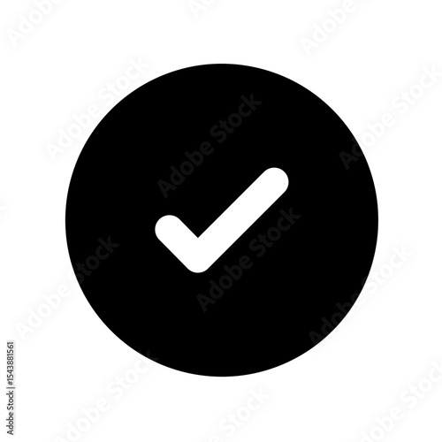 Checked Dot fill Vector icon