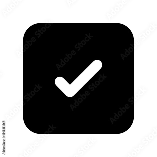 Check Box fill Vector icon