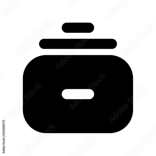 Layer Close fill Vector icon