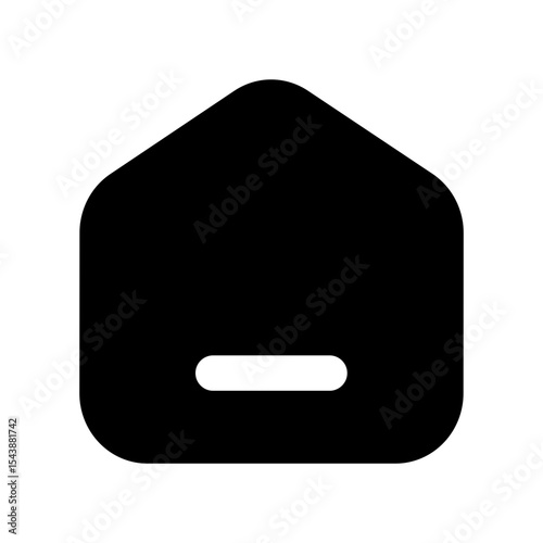 Home Page fill Vector icon