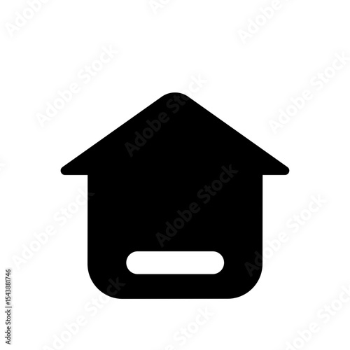 Home Icon fill Vector icon