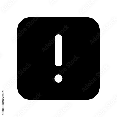 Info Block fill Vector icon
