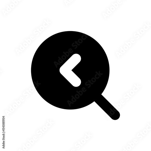 Search Left fill Vector icon