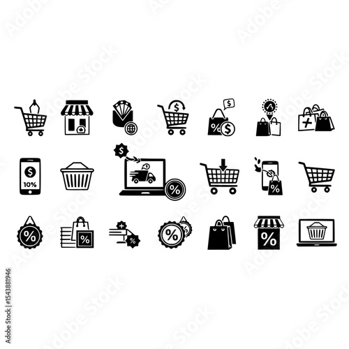 Shopping online sale discount store shop ecommerce retail cart bag promotion business market offer deal