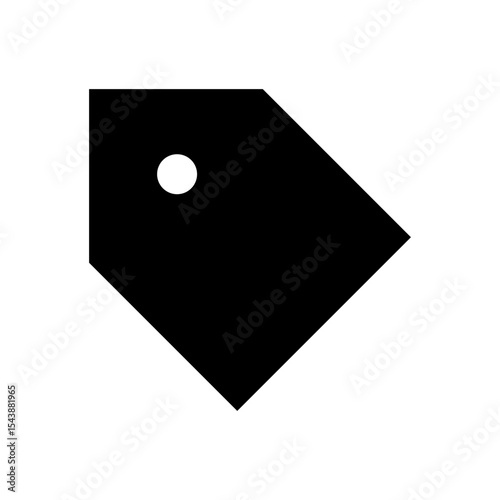 Tag Icon fill Vector icon