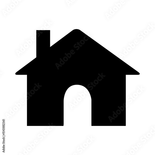  Home logo Icon Vector Sign Symbol Black