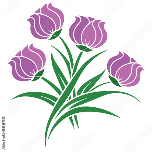 colorful flower design