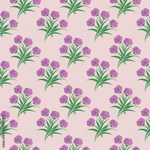 colorful flower design pattern