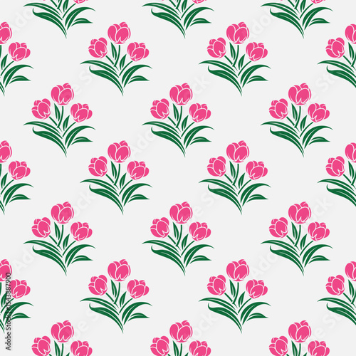 colorful flower design pattern