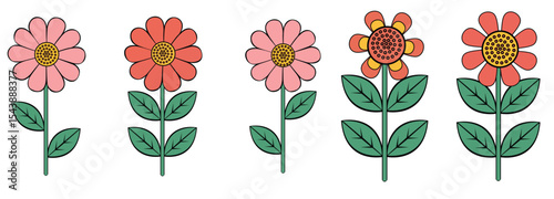 sunflower vector 
