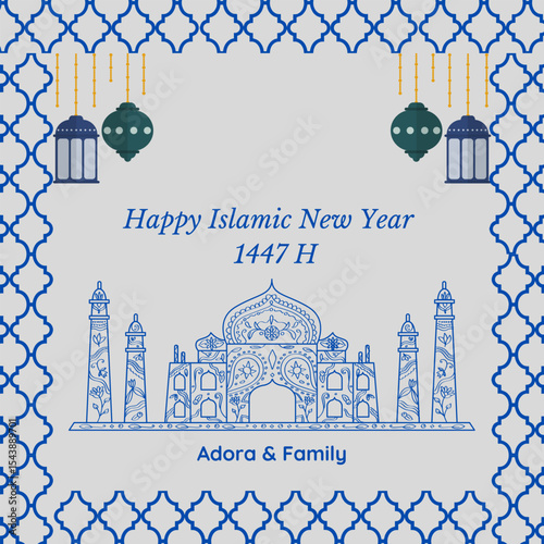 Happy Islamic New Year Instagram Post
