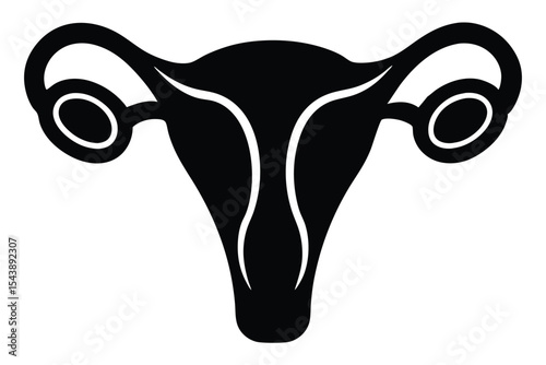 uterus vector icon