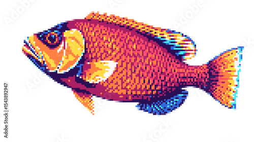 Pixel fish