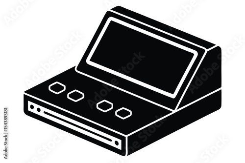 retro console vector icon