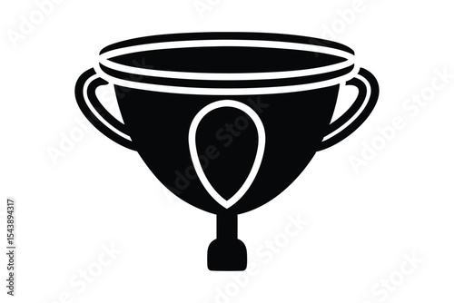 menstrual cup vector icon