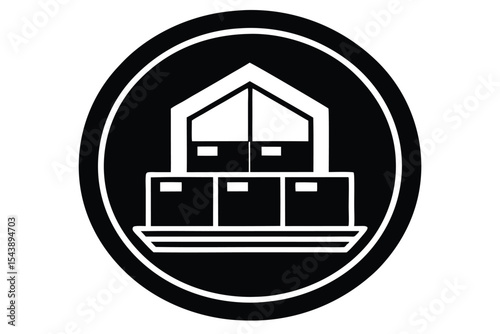 inventory vector icon 