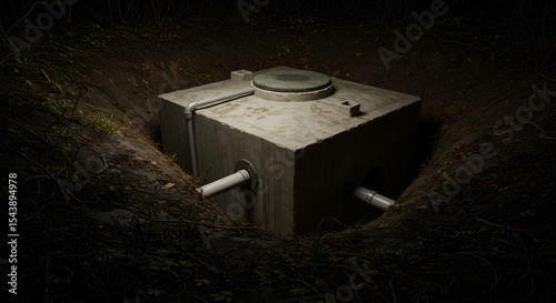 Septic Tank in Ground Environment