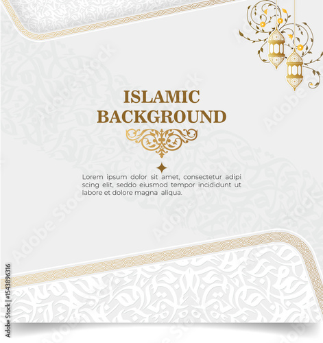 Elegant Islamic Greeting Card Design