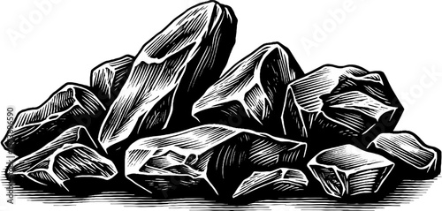 Collection of sacred stones for casting and divination purposes