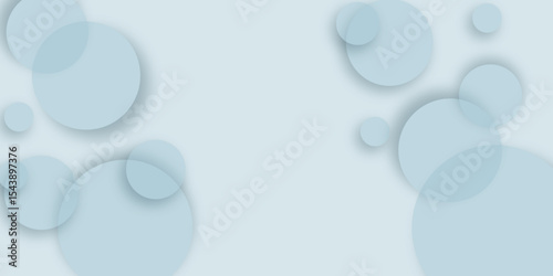 Modern design background for report and project presentation template. Abstract background with circle white abstract geometric background with soft light white paper circles in design .Gray abstract.