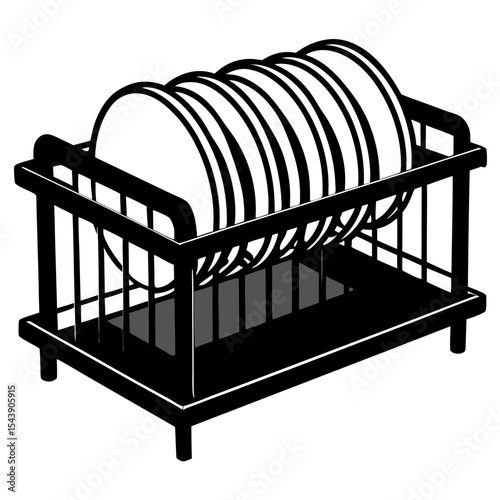 vector illustration of a metal plate