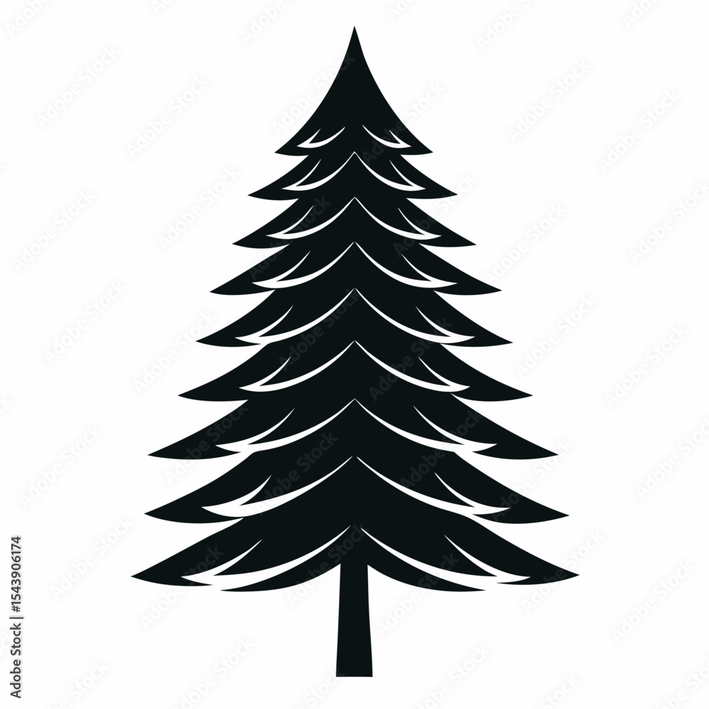 Obraz premium christmas tree vector