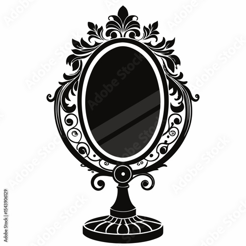 antique mirror frame