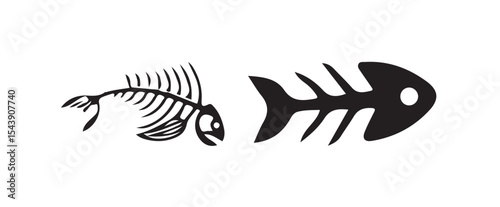 Fish vector icons. Vector fish. Fishing symbols. Seafood icons. vector illustration eps 10.