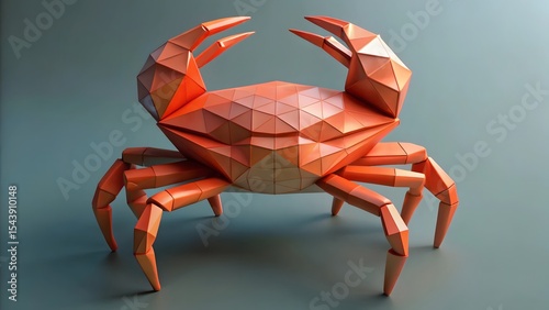 Low-poly Crab Model