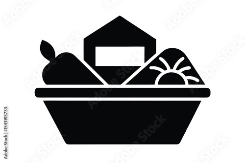food donation vector icon