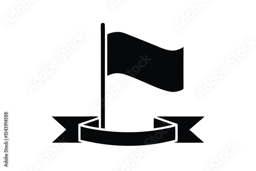 checkpoint flag vector icon