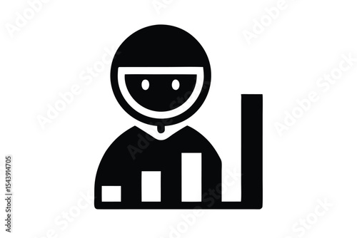 character stats vector icon