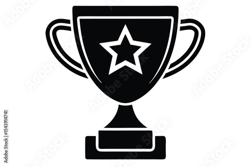 champion cup vector icon