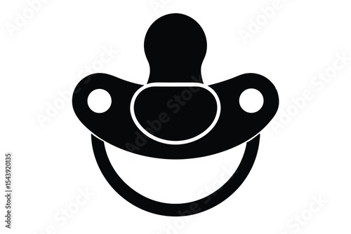 pacifier vector icon